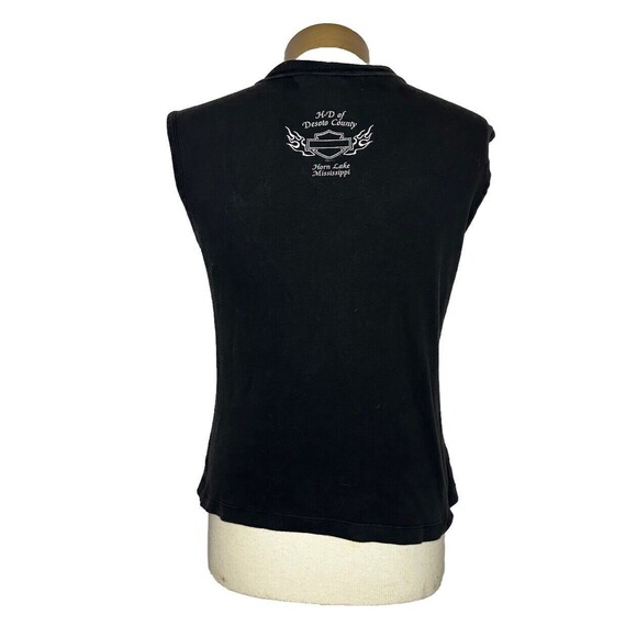 Vintage Y2K Harley Davidson Zip Up Vest - Picture 2 of 6